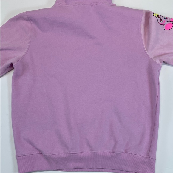 Kirby Pink Tie Dye Sleeve Hoodie BoxLunch Exclusive Graphic Pullover Size L - Picture 7 of 7